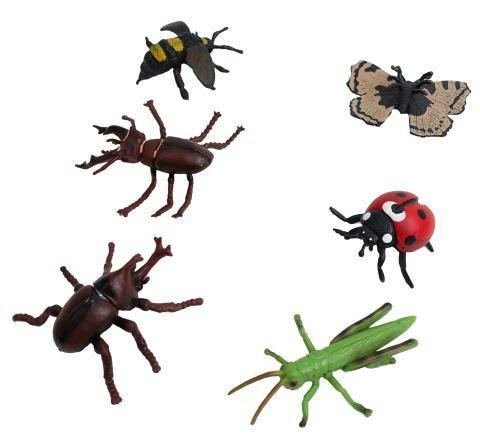 Insects Objects only - set of 6