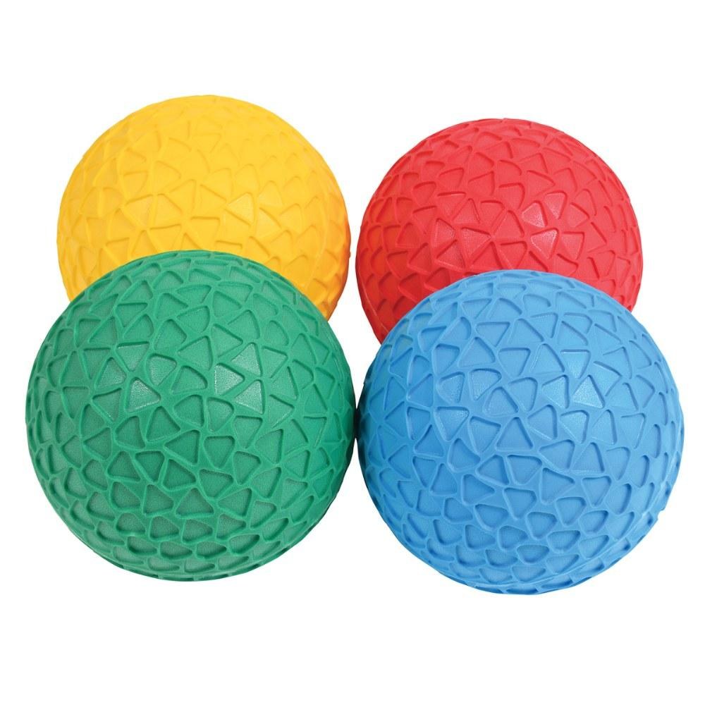Soft Textured Play Balls - Set of 4