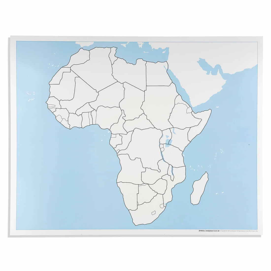 Unlabeled Africa
Control Map