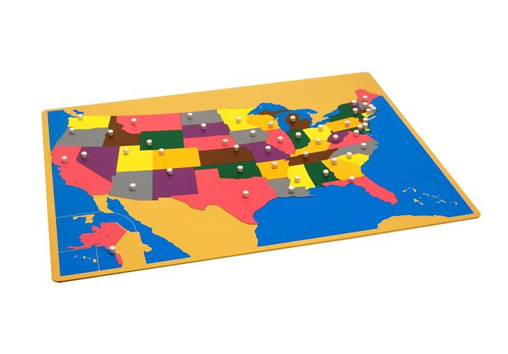 Puzzle Map of USA
