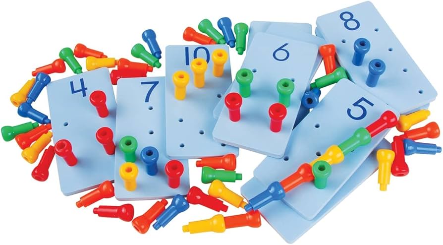Peg Board with Numbers (pegs included)