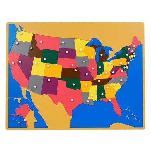 Puzzle Map of USA
