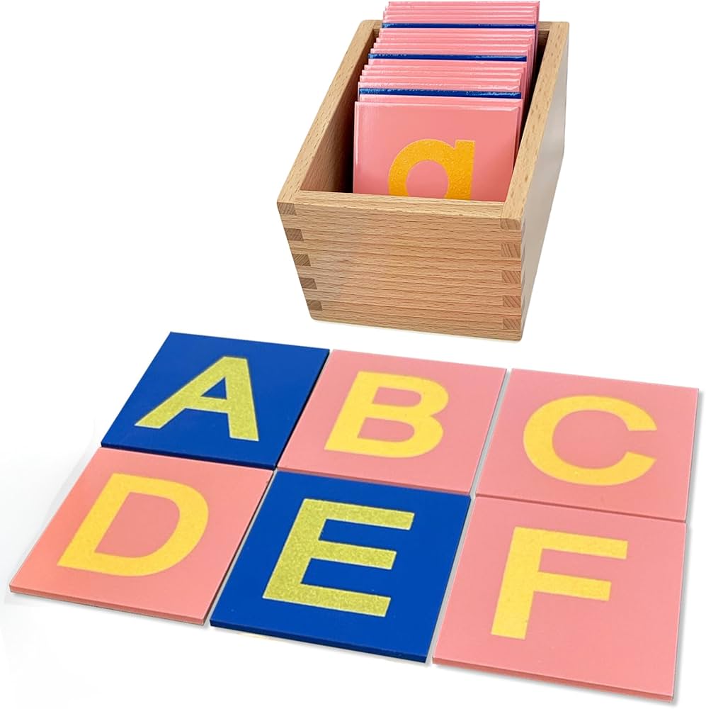 Lower and Capital
Case Sandpaper
Letters w/ Boxes