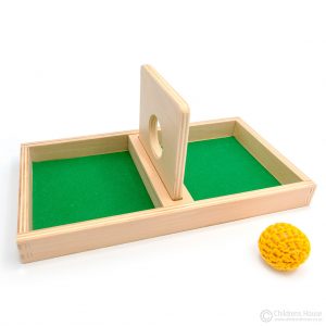 Imbucare Board with Knit Ball