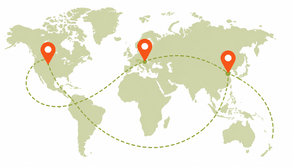 Global Reach Map