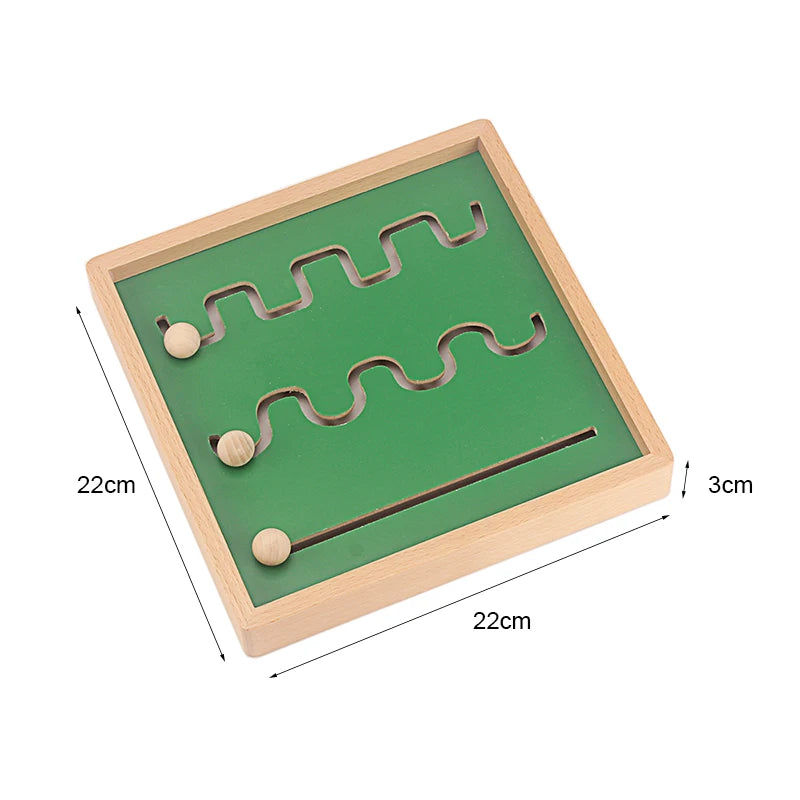 Montessori Lines & Shapes Writing Practice Board