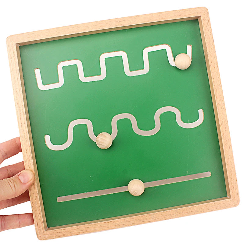 Montessori Lines & Shapes Writing Practice Board