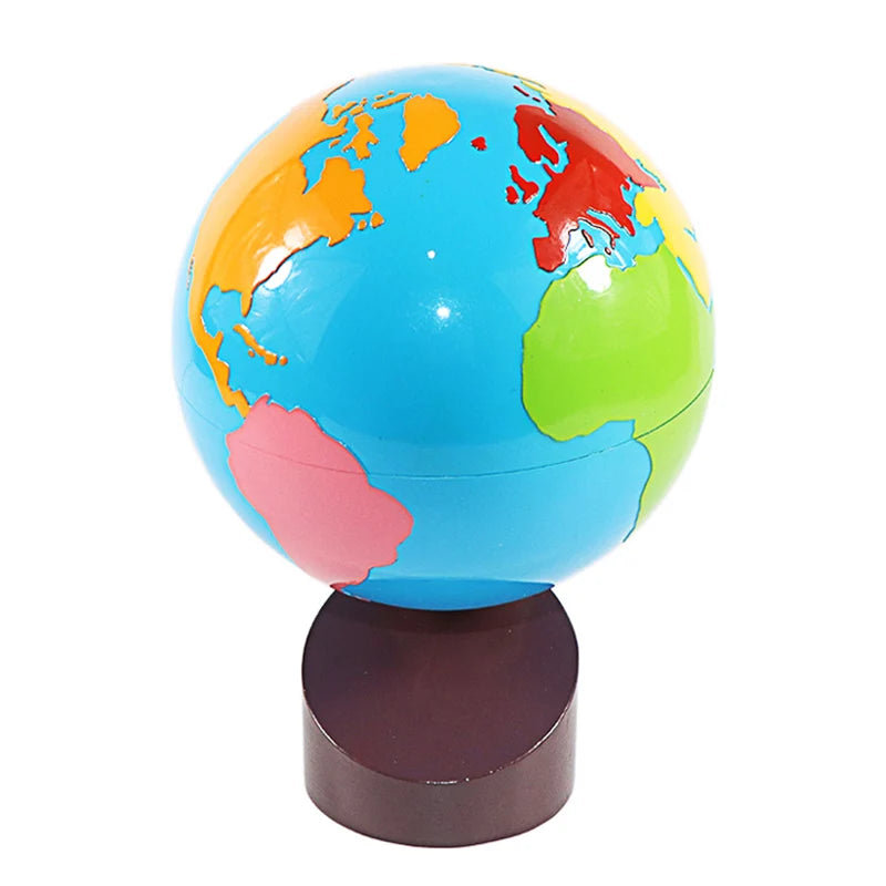 Montessori Globe of World Parts
