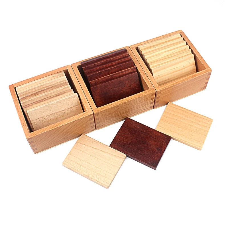 Montessori Sensorial | Baric Tablets with Box