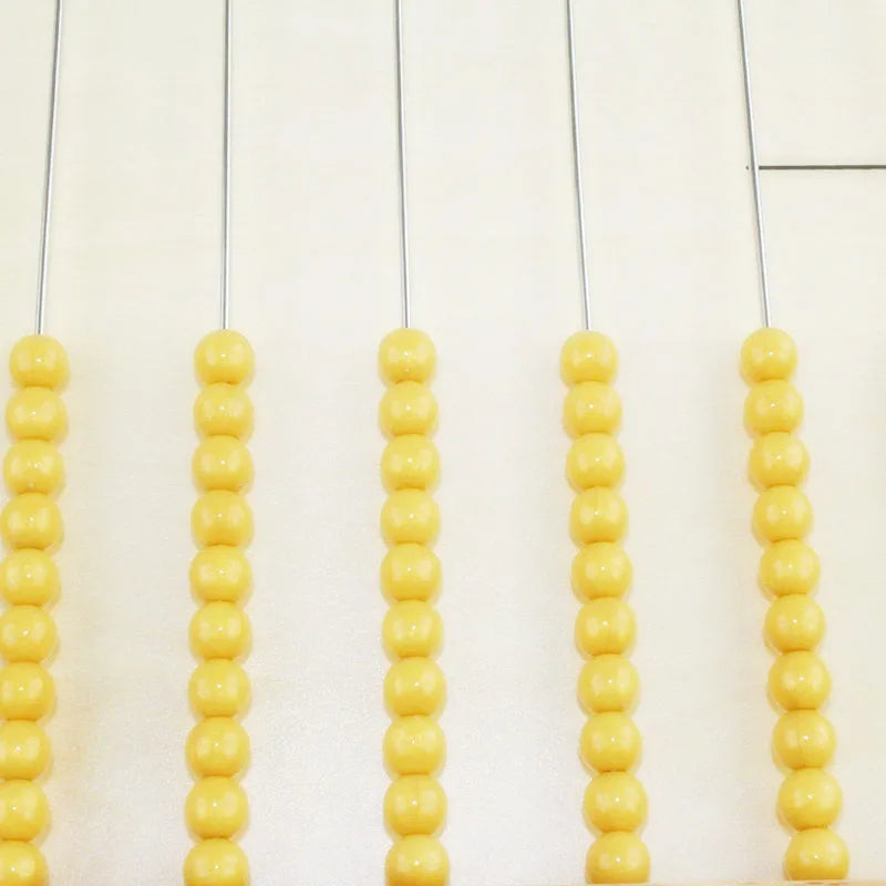 Montessori Wooden Flat Bead Frame