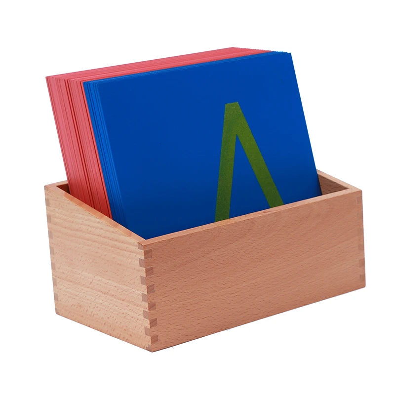 Montessori Sandpaper Capital Case Print with Box