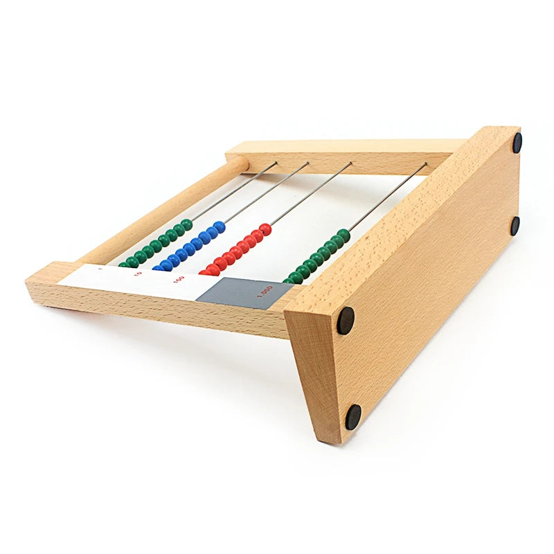Montessori Wooden Abacus Bead Frame