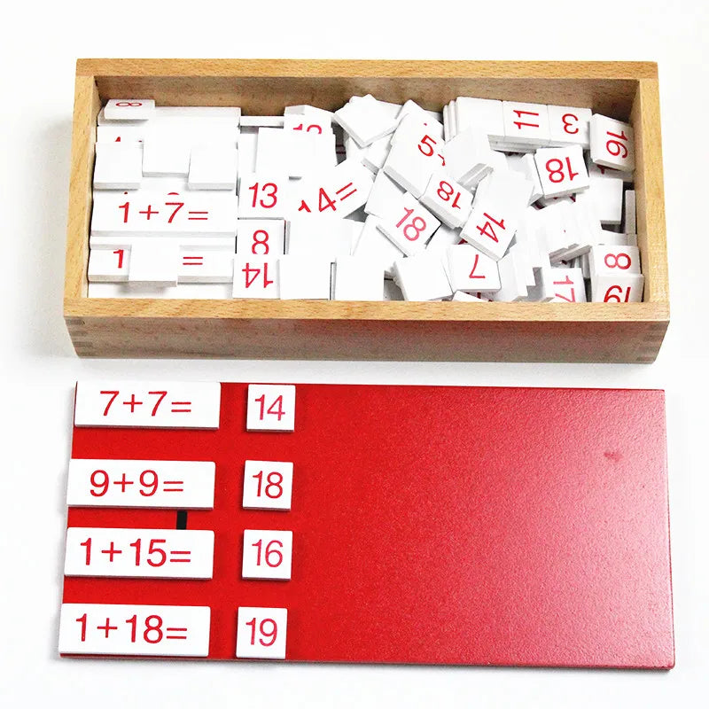 Montessori Addition Equations And Sums Box
