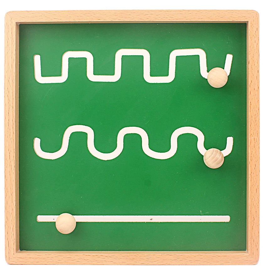 Montessori Lines & Shapes Writing Practice Board