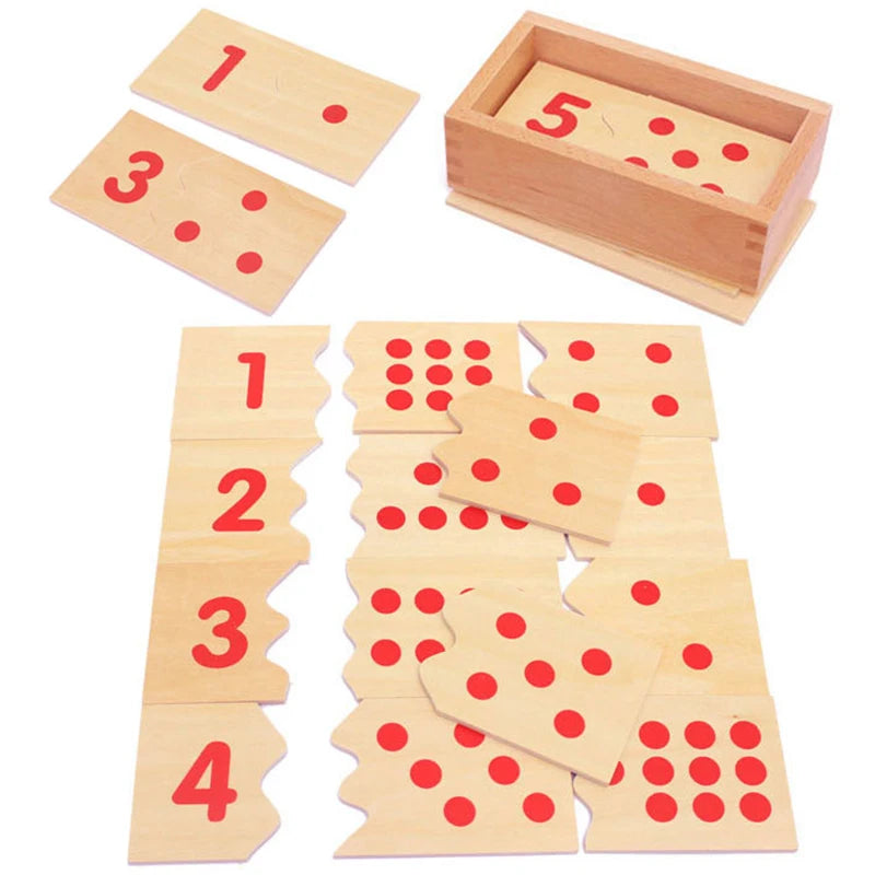Montessori Wooden Number Puzzle 1-10