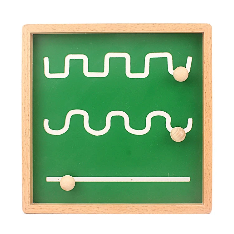 Montessori Lines & Shapes Writing Practice Board