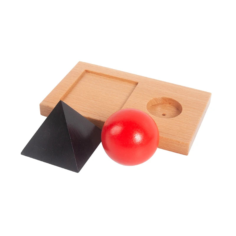 Montessori Noun & Verb Introduction Solids with Tray