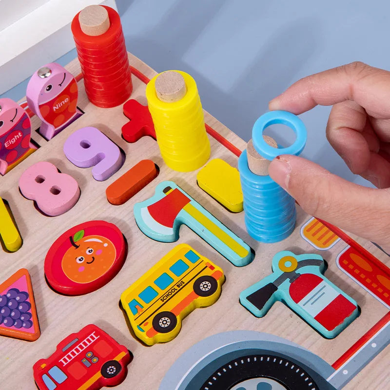 Montessori Educational Wooden Busy Board
