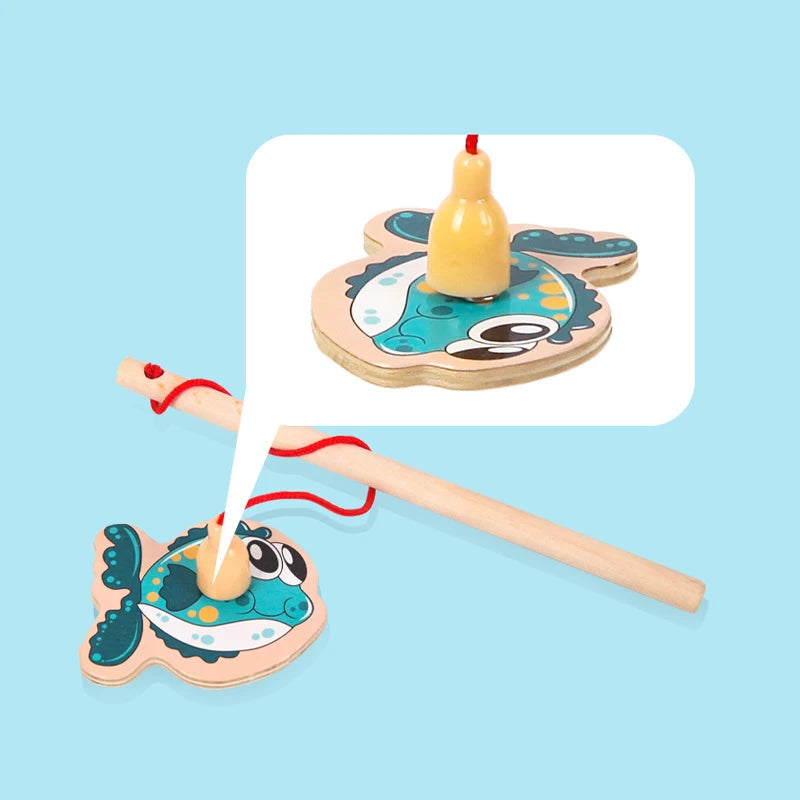 Wooden Magnetic Fishing Game