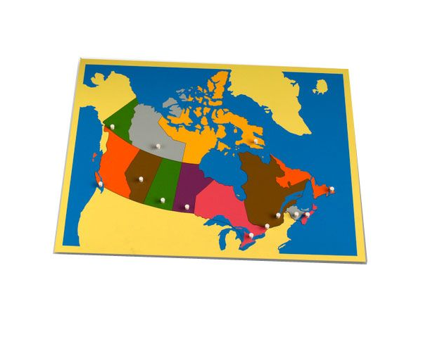 Puzzle Map of
Canada