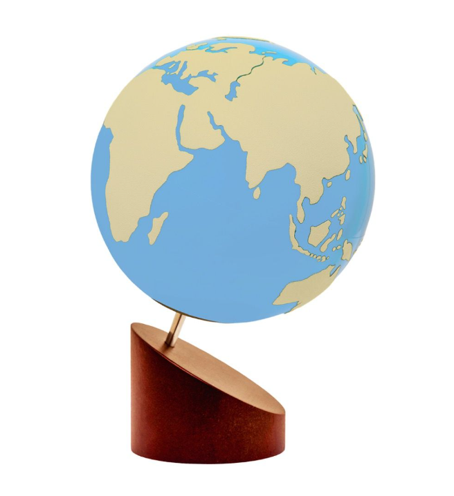 Sandpaper Globe-
Land & Water