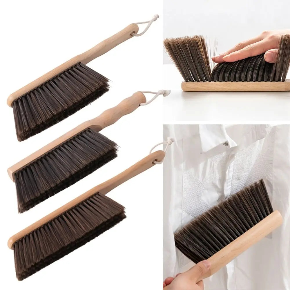 Dust Brush With Wooden Handle