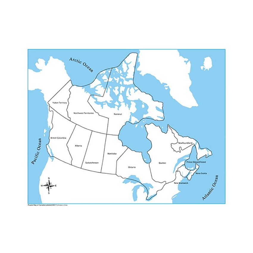 Labeled Canada
Control Map