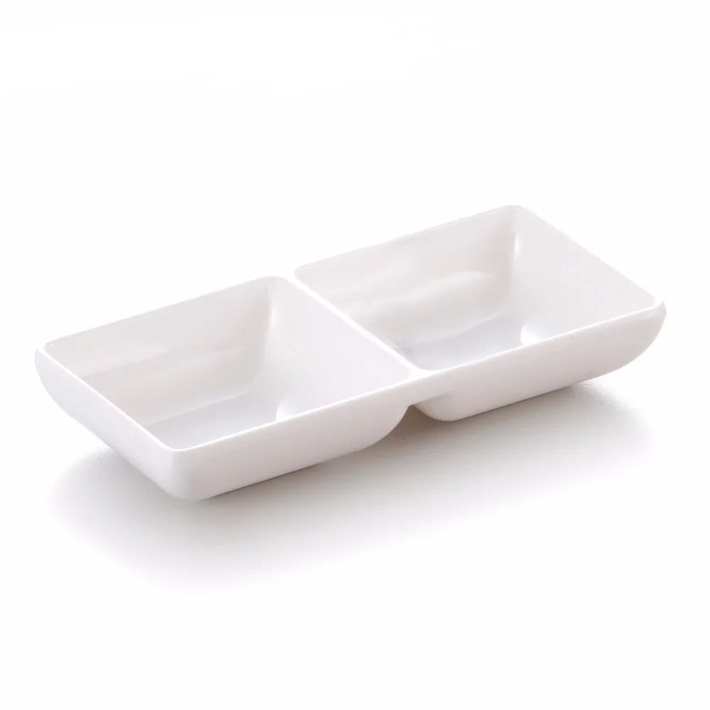Multi-Grid Dipping Dish - 2 Compartment