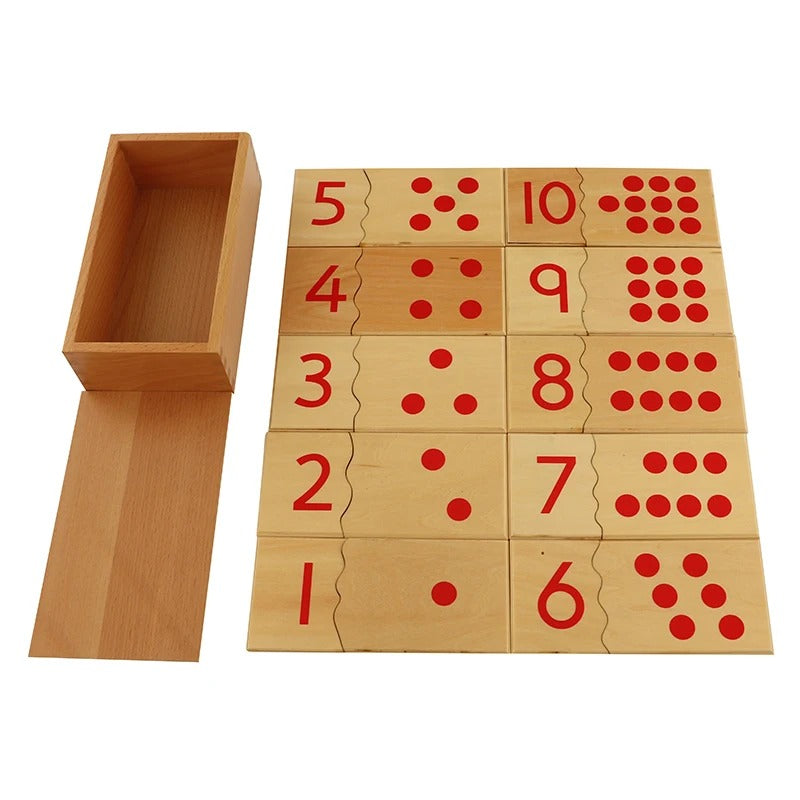 Montessori Wooden Number Puzzle 1-10