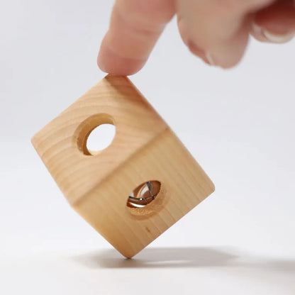 Montessori Wooden Cube with a Bell
