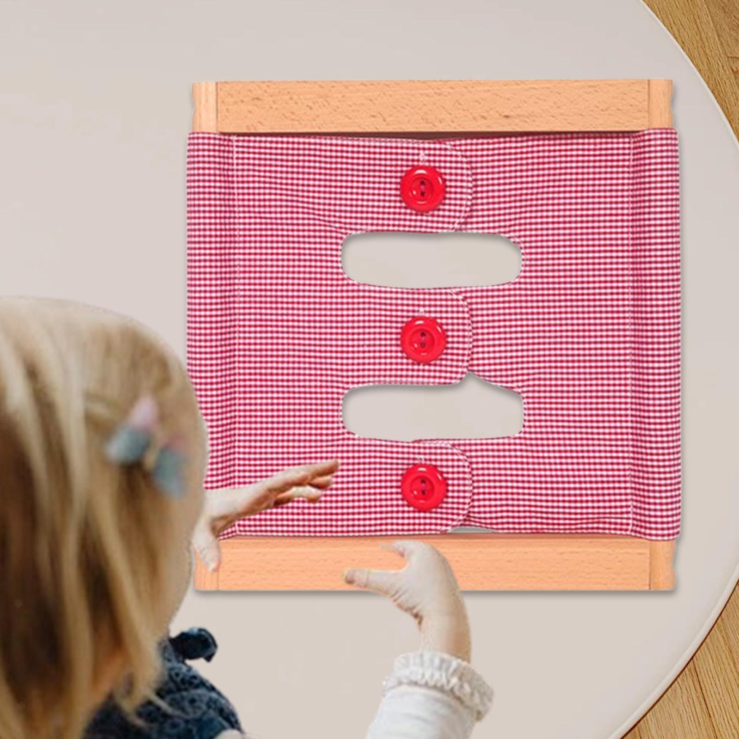 Infant Toddler
Dressing Frame: 3
Buttons