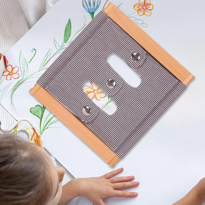 Infant Toddler
Dressing Frame:
Snapping