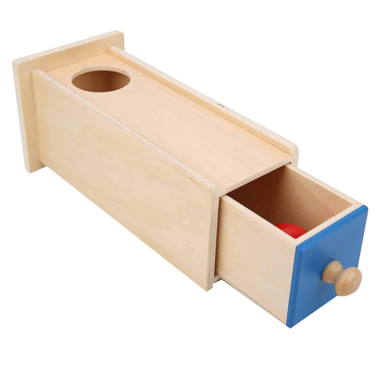 Montessori Object Permanence Box with Drawer