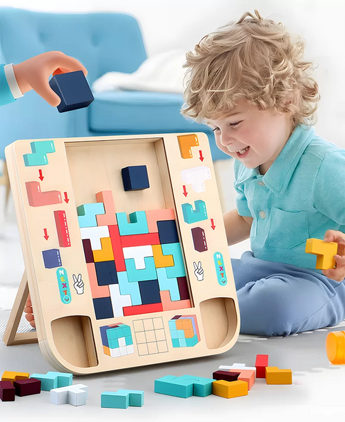 Montessori Wooden Tetris