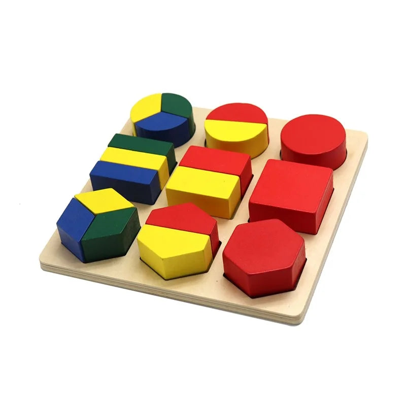 Montessori Assembly Geometric Shape Tray