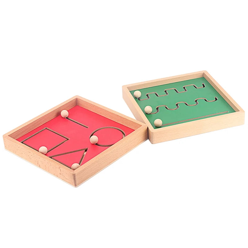 Montessori Lines &amp; Shapes Writing Practice Board