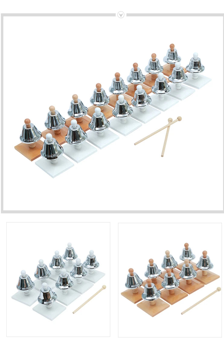 Montessori Sensorial | Bell Set (16pcs)