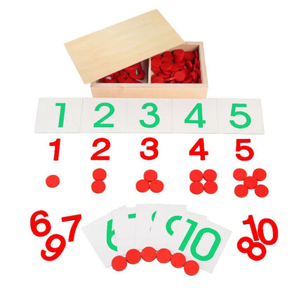 Montessori Number Cards &amp; Counters