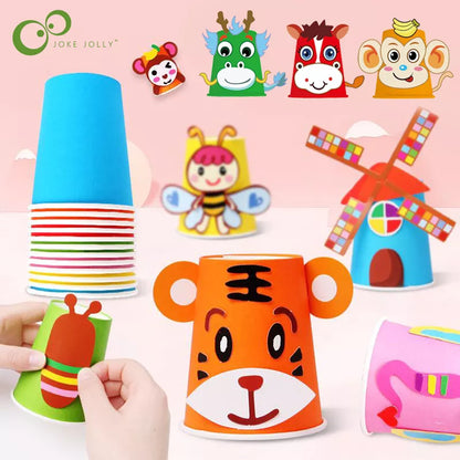 12pcs DIY Paper Cup Sticker Kit