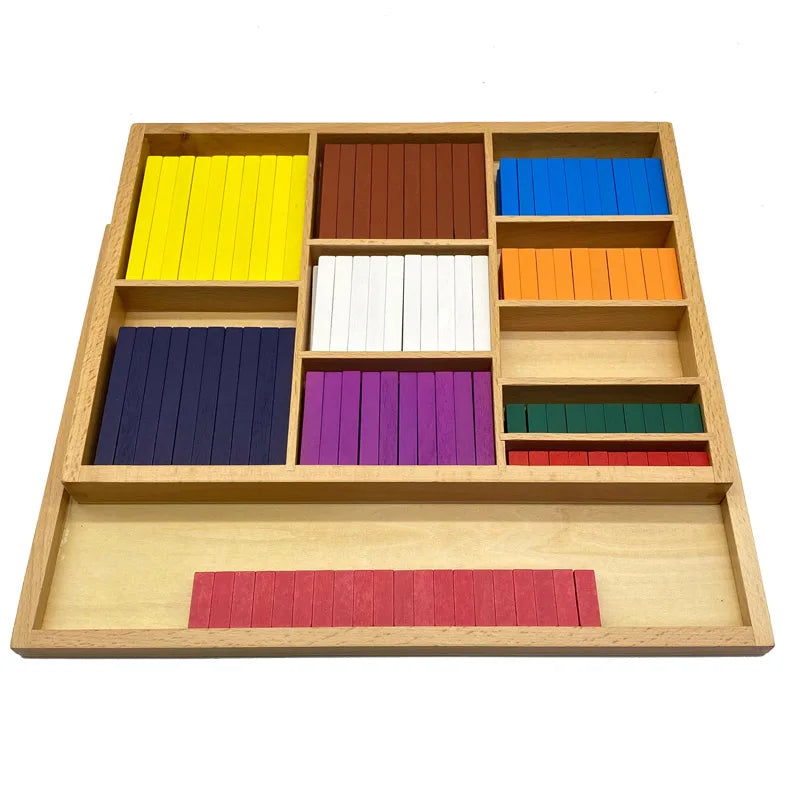 Montessori Colored Counting Bars