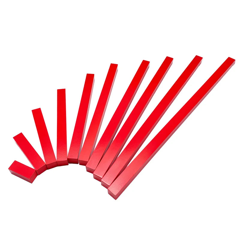 Montessori Long Red Rods