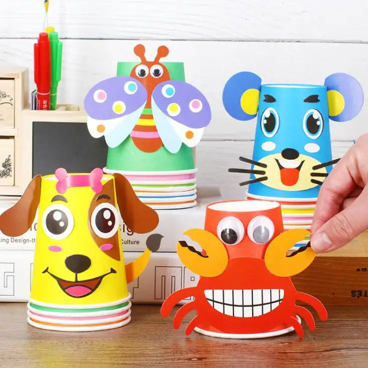 12pcs DIY Paper Cup Sticker Kit