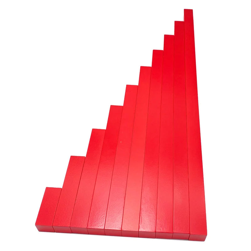 Montessori Long Red Rods