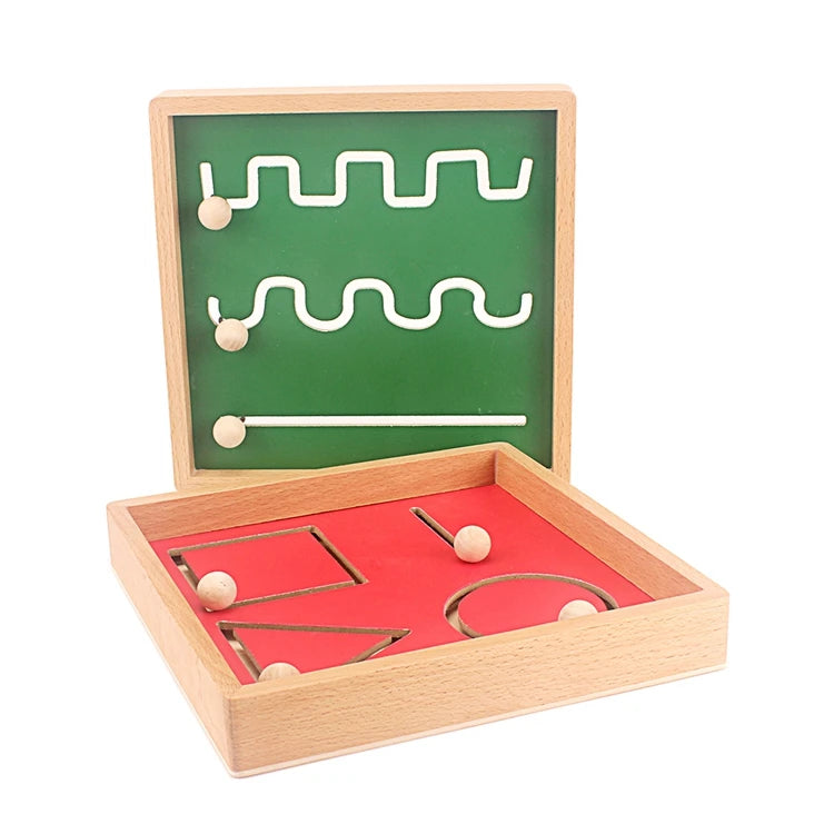 Montessori Lines &amp; Shapes Writing Practice Board