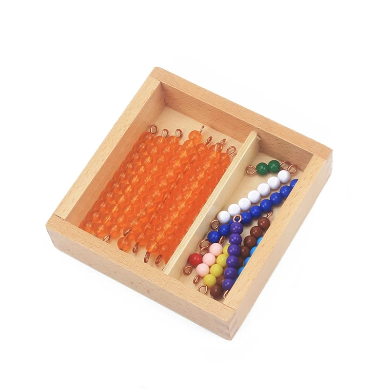 Montessori Bead Bars for Teen Board with Box