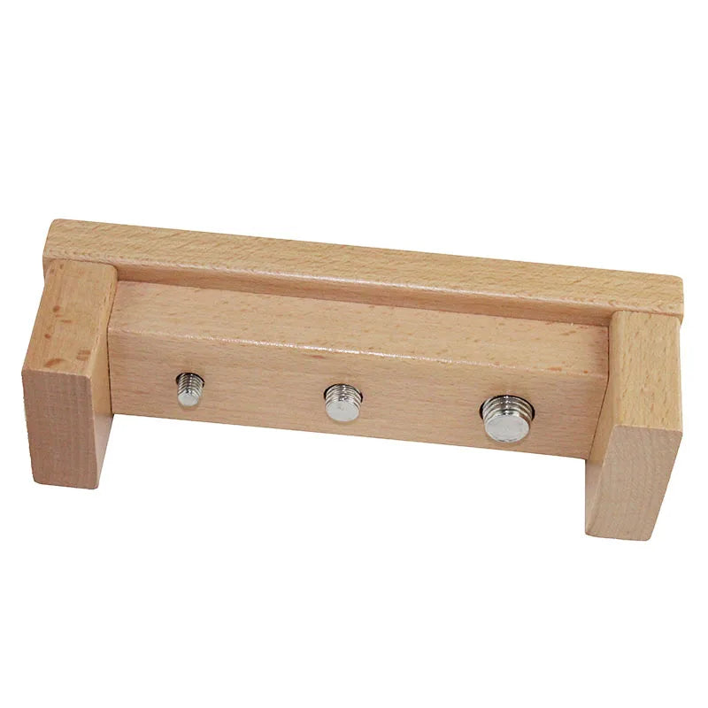 Montessori Wooden Nuts On A Base