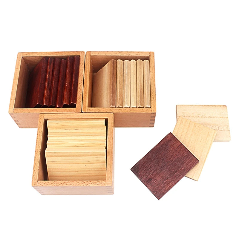 Montessori Sensorial | Baric Tablets with Box