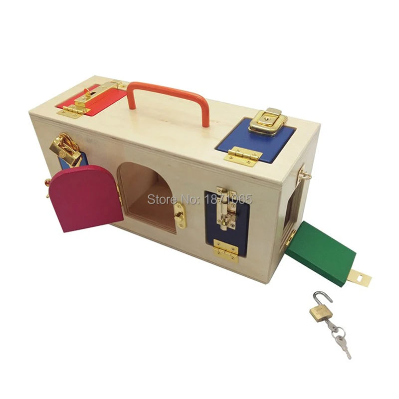 Montessori Lock Exercises Box