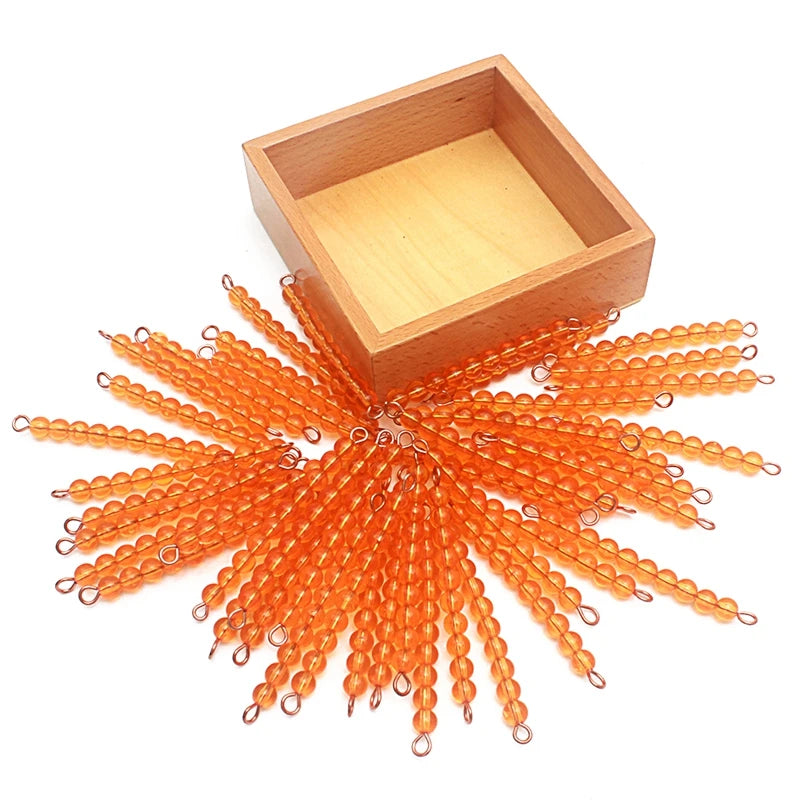 Montessori 45pcs Golden Beads With Box