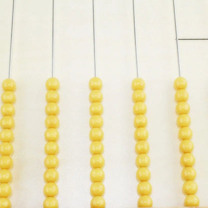 Montessori Wooden Flat Bead Frame